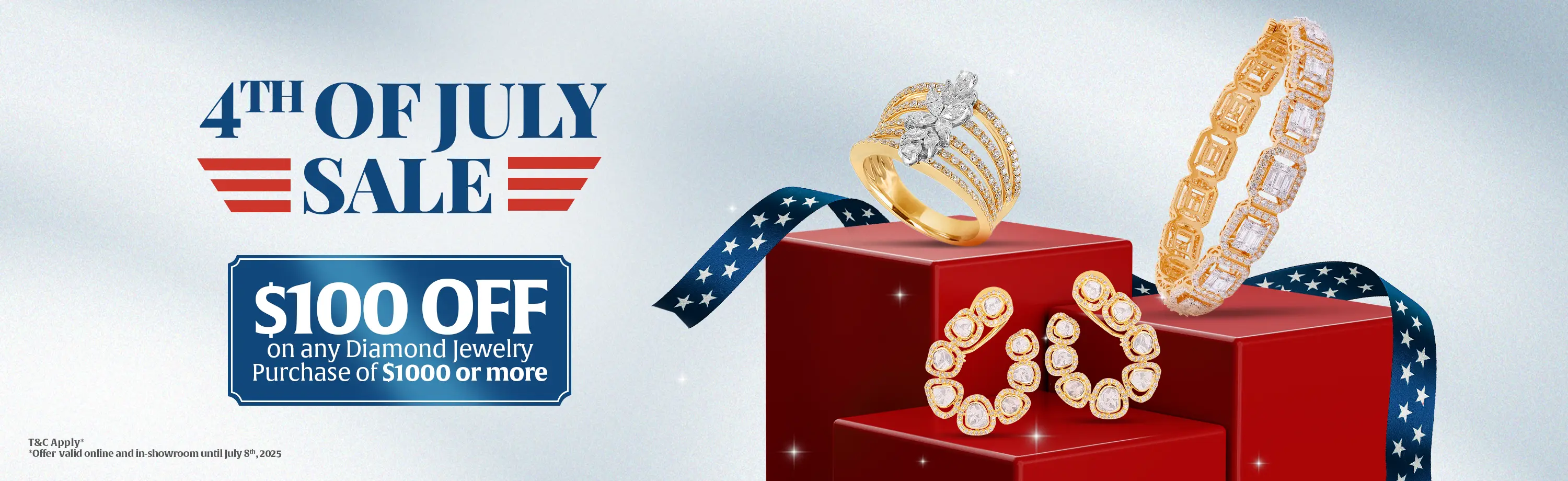 $100 Off - 4th Of July 2025