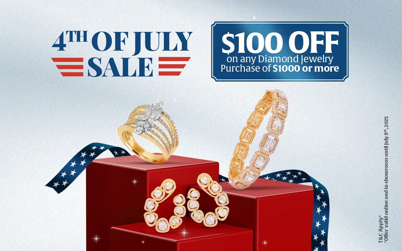 $100 Off - 4th Of July 2025